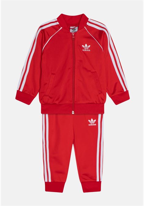 Tuta Adicolor Firebird Infant rossa da neonato ADIDAS ORIGINALS | IX7623.